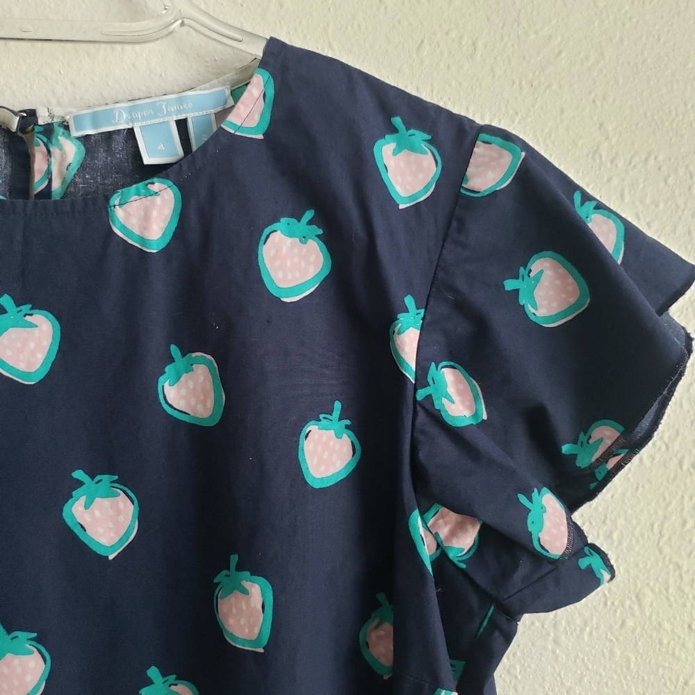 Draper James Strawberry Cloister Blouse - Picture 4 of 9